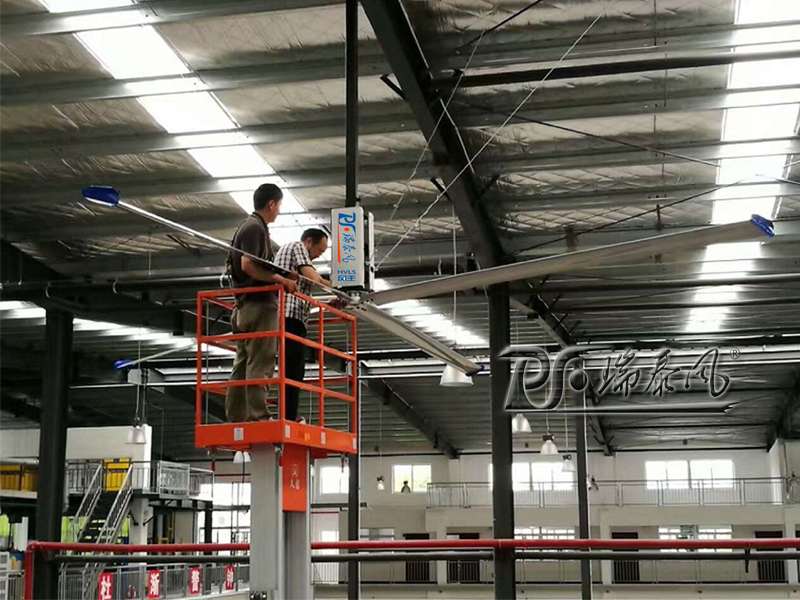 陽江工業(yè)大風扇超大吊扇廠家瑞泰風憑良心做好品質