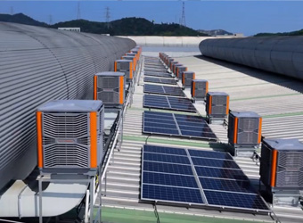 瑞泰風案例-扇機組合-盾安環境，降溫設備組合案例